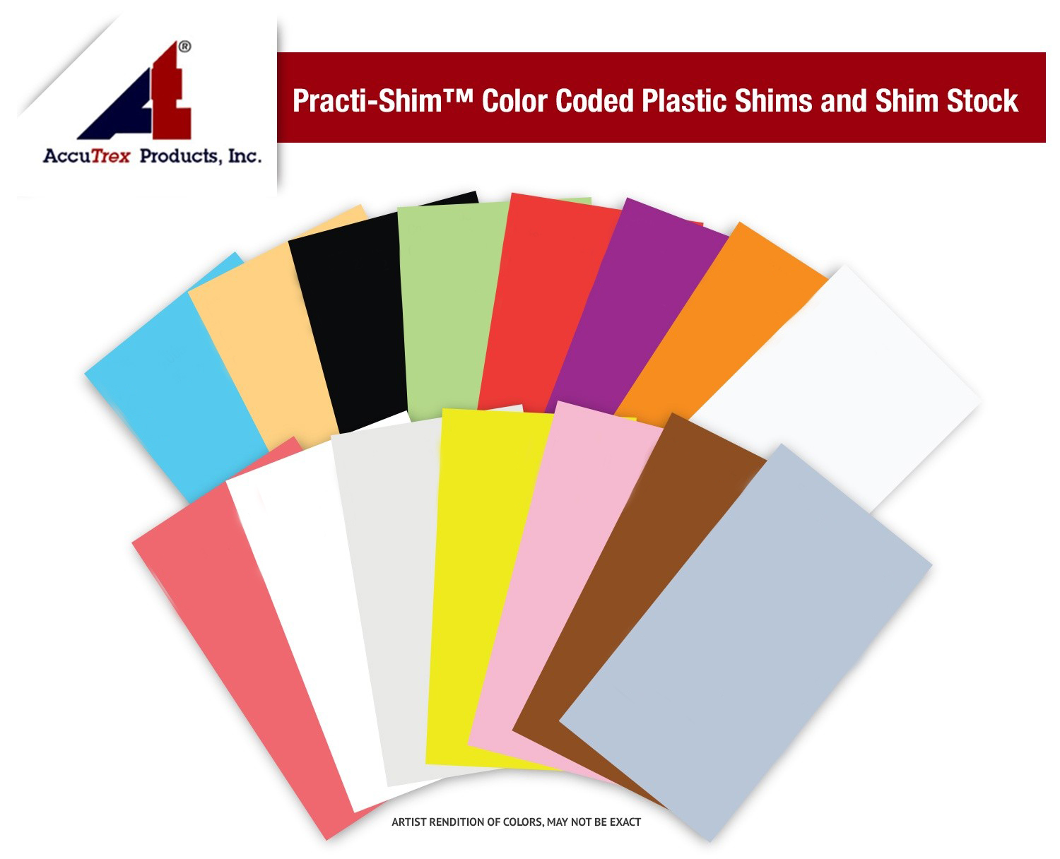 Practi-Shim™ Color Coded Plastic Shim Stock